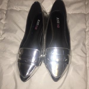 Silver shoes